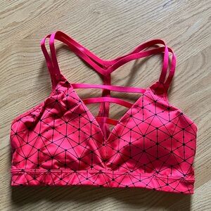 Victoria's Secret Vibrant Pink Geometric Bralette